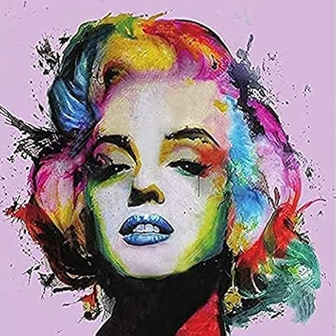 ABEUTY 5D Diamond Painting DIY Full Drill Rhinestones, Colorful Girl Beauty, Paint with Diamonds Crystal Diamond Art Kits (Beauty) Cover