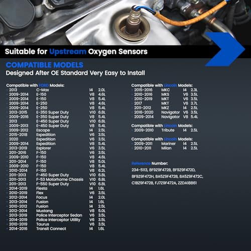 Sensor de Oxígeno para Ford F-150 5.0L/6.2L y más miniatura 2