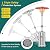 SPORTY&FIT 48,000 Btu Outdoor Propane Patio Heater with Round Table,Double-Layer Stainless Steel Burner, Wheels, Triple Protection System Outdoor Heaters for Patio,Backyard,Deck,Silver
