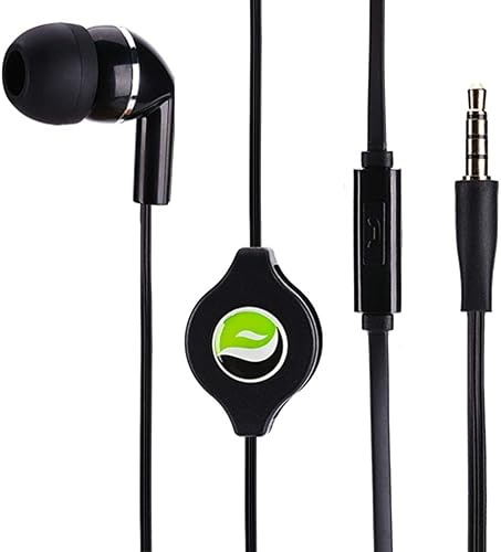 Miniatura 4 de Auriculares retráctiles mono auriculares compatibles con Amazon Kindle Fire HDX 8.9 (versión 2013), 7 (versión 2013), HD 7 (versión 2013) - 0.138 in