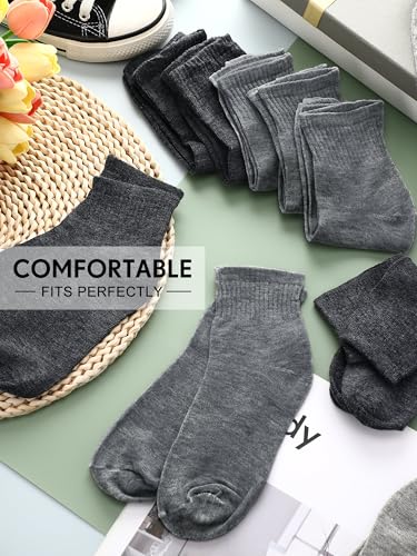 Image of Tarpop 100 Pairs Bulk Mens Socks Moisture Wicking Casual Sports Ankle Socks for Homeless Unisex Adult Men Women