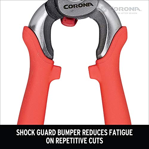 Corona BP 7100D Forged DualCUT Bypass Hand Pruner, 1-Inch Cut, Steel