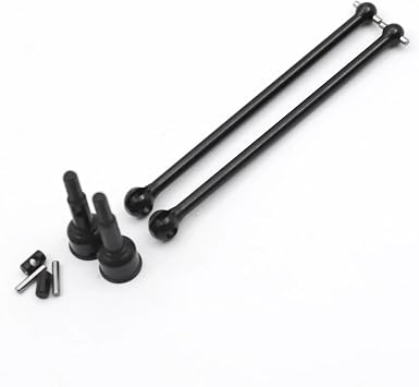 RC Car DIY Parts for Rlaarlo Omni Terminator 1/10 2pcs Steel Metal Drive Shaft CVD Driveshaft RC Car Upgrade Parts Accessories