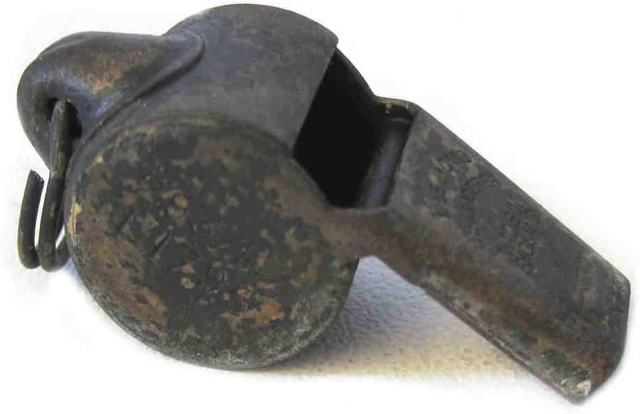 WW2 Whistle Pilots 293/14/L1795 Air Ministry 23/230 RAF USAAF Rescue Emergency Ditching Thunderer WWII Black Brass AGED