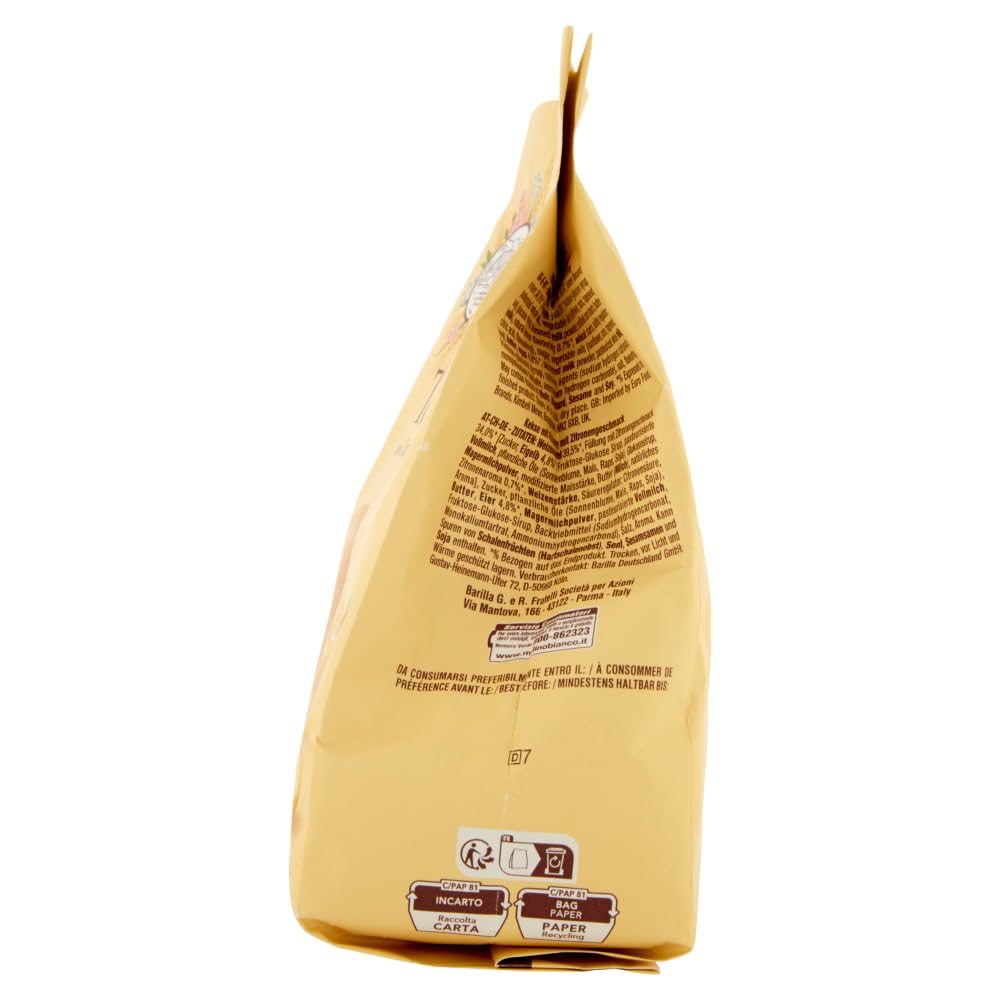 Italian Gourmet Bundle Zitronencreme Kekse 6x 200g + Italian Gourmet Polpa Gratis – Gefülltes italienisches Gebäck mit Zitronencreme, Frühstückskekse für Kaffee, Tee, Milch, Dessert, Gäste & Vorrat