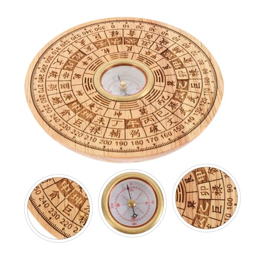Brújula Feng Shui de Madera Duradera y Portátil miniatura 6