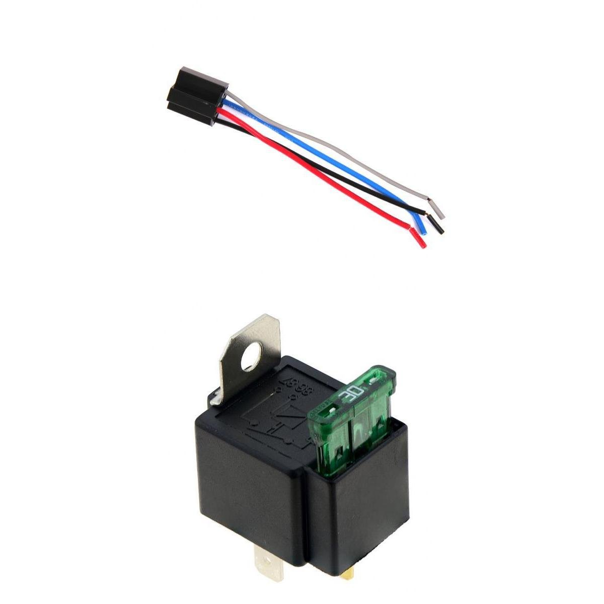 ATORSE™ Automotive 12V 4Pin Normally Open 30A Fused Relay for 4 Wire Harness Socket-image-15