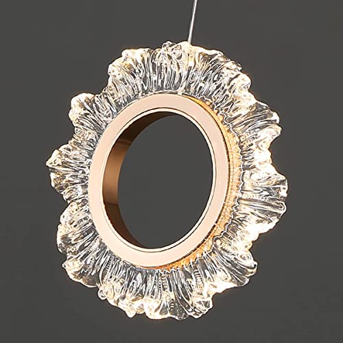 Éclairage escalier moderne LED grand lustre pour plafond haut