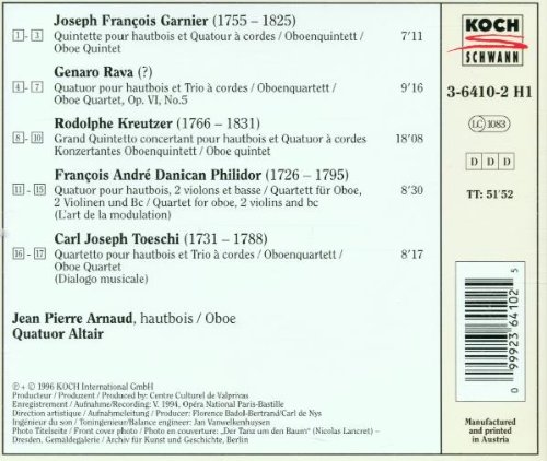 Vista 2 de Garnier Rava Kreutzer Philador Toeschi Oboe Quartets & Quintets