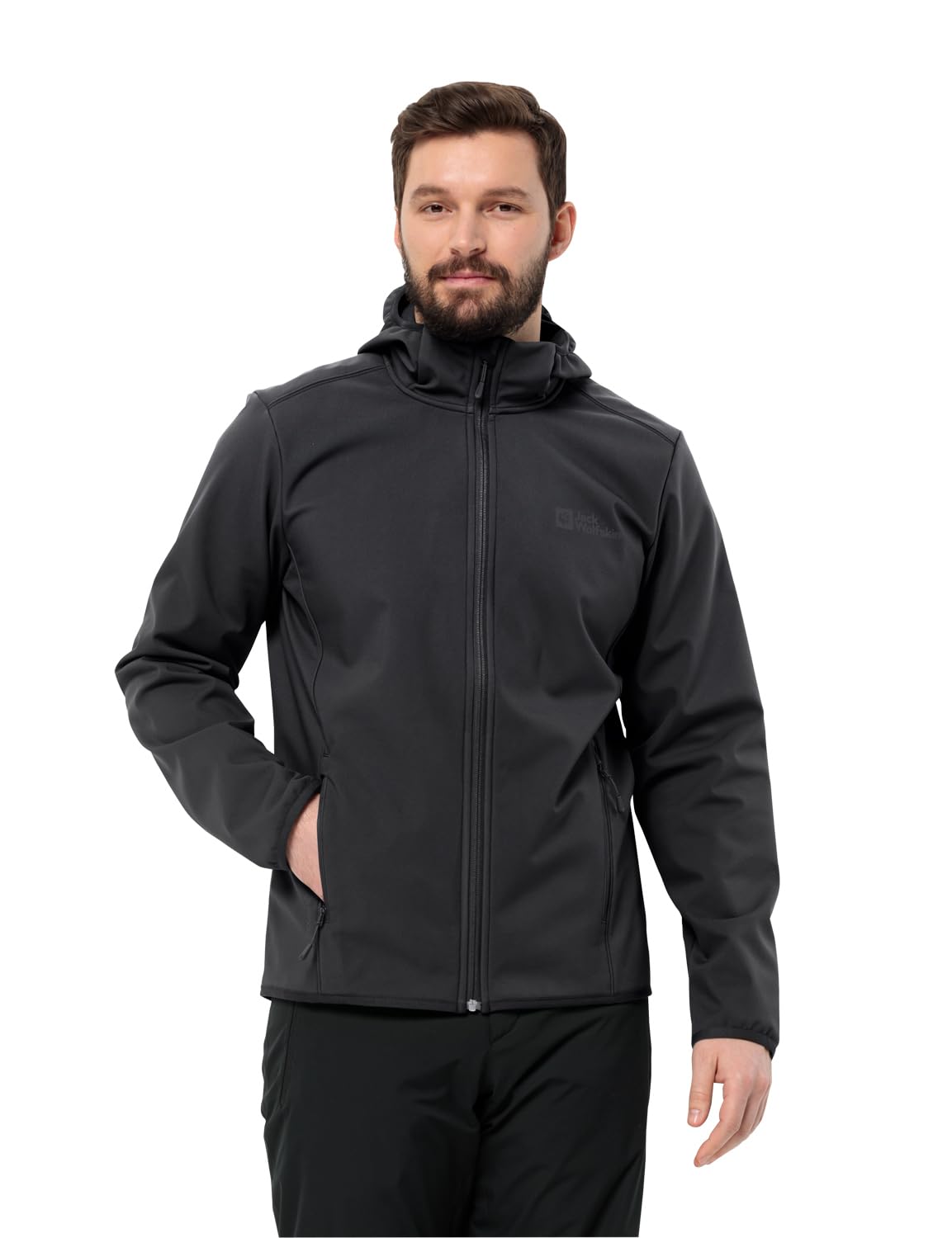 Jack Wolfskin Mężczyźni Bornberg M Kurtka, Czarny, M