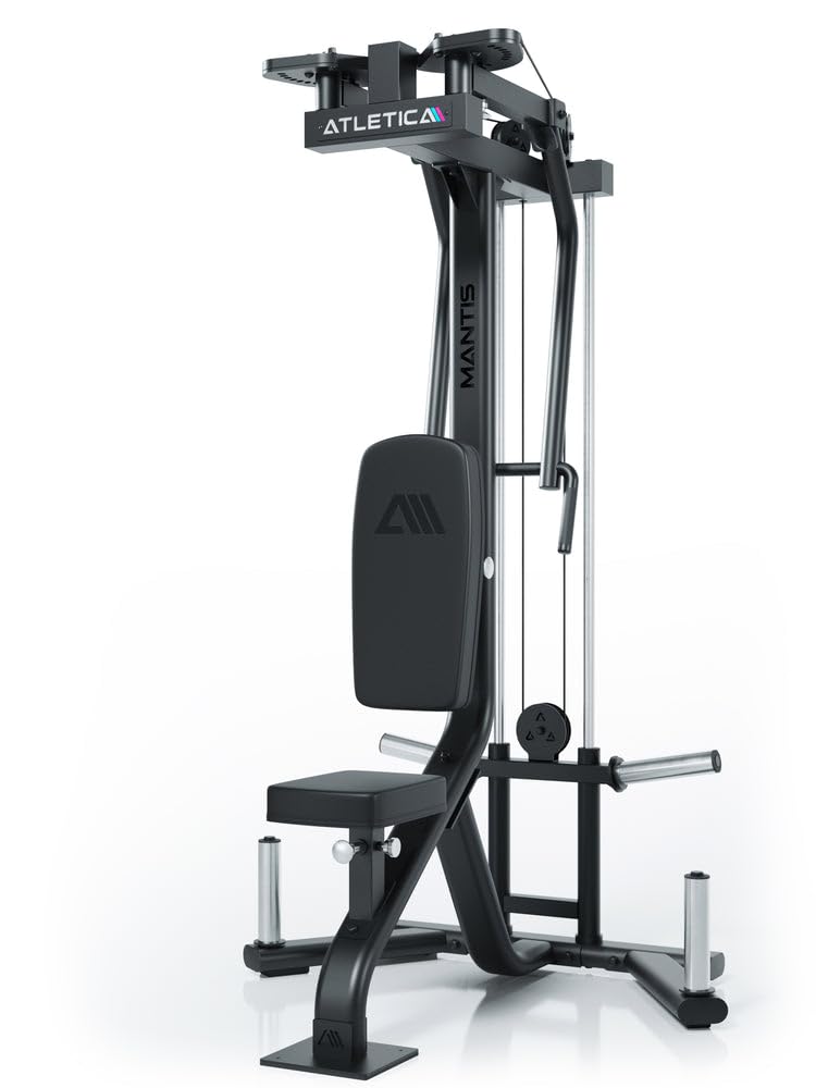 ATLETICA Mantis Butterfly & Reverse Combo Plate Loaded 2-in-1-Gerät | für Brust, Schultern und Rücken, verschiedene Griffpositionen, optimale Verstellbarkeit