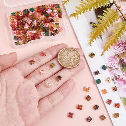 arricraft 120 Pcs Antique 2 Hole Glass Seed Beads - Image 3