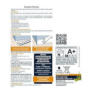 Bostik Colle de Fixation pour Plinthe en Bois, PVC et Medium – Colle Mastic Acrylique pour Parquets – Usage Intérieur – Prise Immédiate – Sans Solvant – Blanc – Cartouche 310 ml