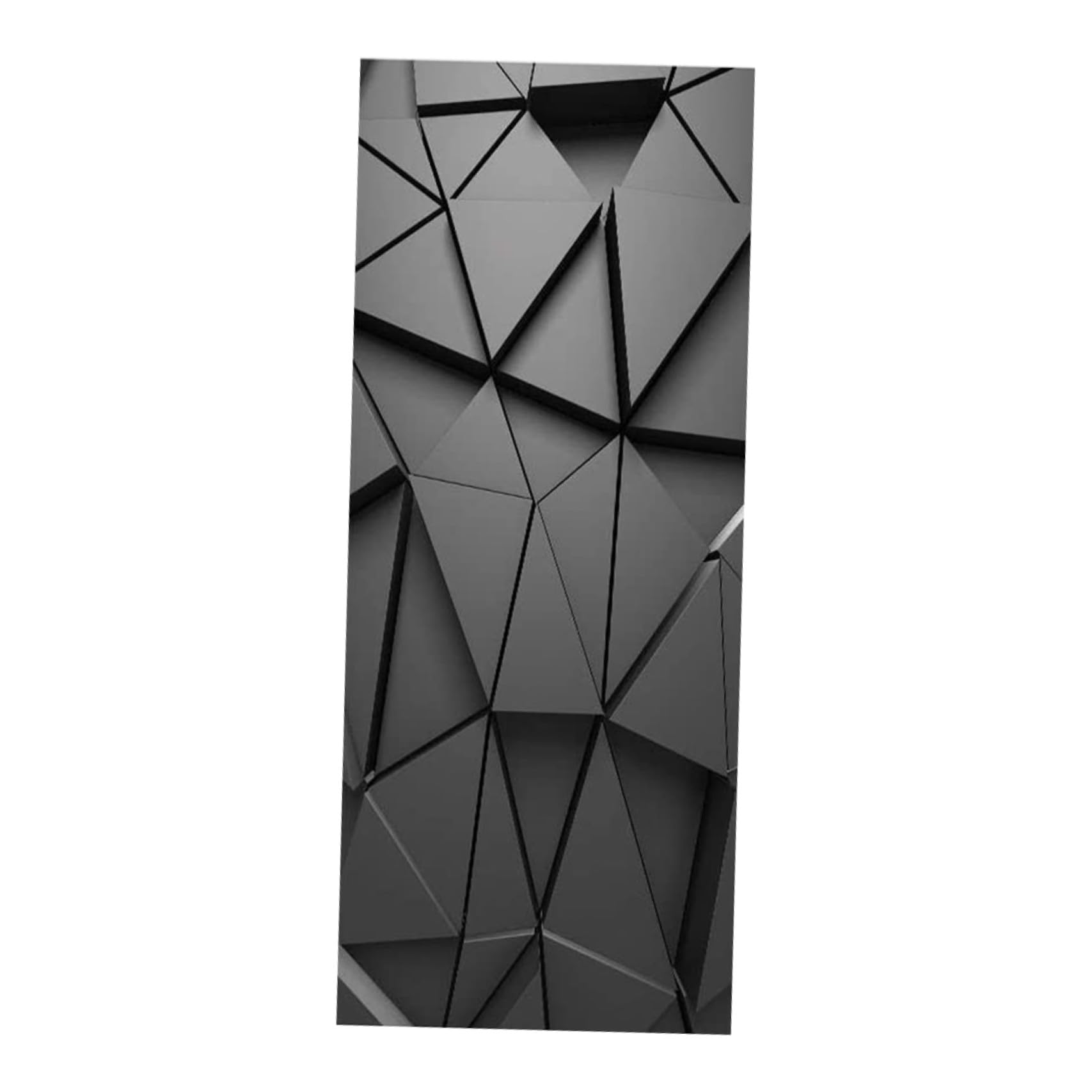 Autocollant amovible de noir réfrigérateur pour masquer les rayures et rénover la cuisine en PVC