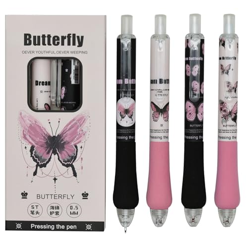 Maydahui 12 PCS Bolígrafo Rollerball con Tinta Negra miniatura 1