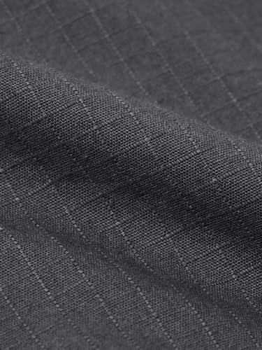 Image of The Souled Store Zipper Shirt: Men and Boys Short Sleeve Spread Collar Zipper Front Solid Textured Regular Fit Casual Easy to Style Everyday Office Wear Cotton Shirt