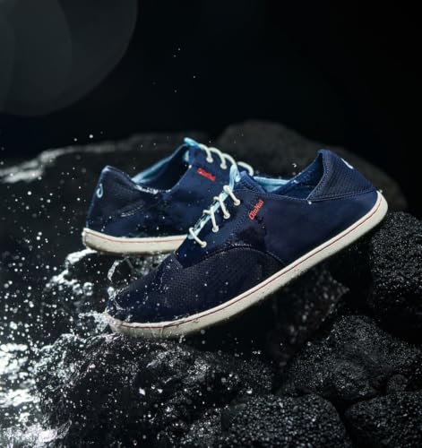 Image of OluKai Nohea Moku Men's No Tie Boat Shoes, Breathable & Quick Dry Mesh, Effortless Design & Barefoot Wearability, All-Day Comfort & Support