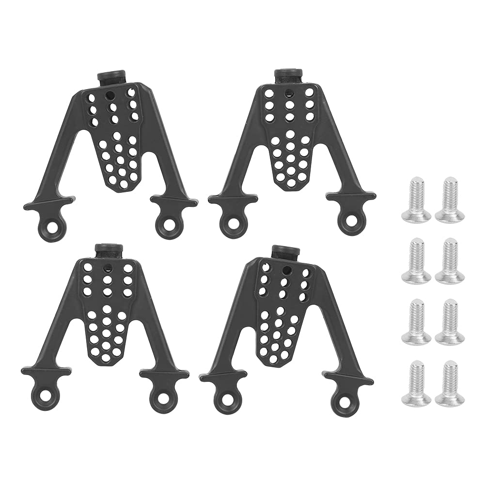 RC Car Shock Tower, Metal Adjustable Shock Damper Towers Mount Multihole Accessory for SCX10 1/10 RC Car(Black) Scx10 Shock Mounts Scx10 Shock Mounts Scx10 Ii Shock Towers