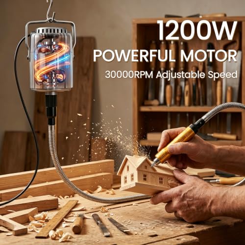 1200W Flex Shaft Rotary Tool