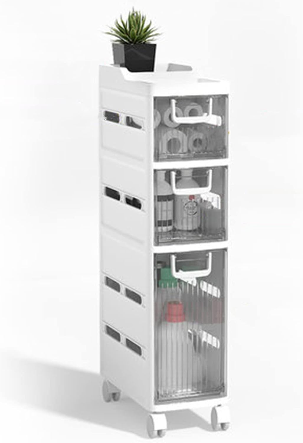 BDDIE Narrow Storage Drawers Bathroom Toilet Toilet Crevice