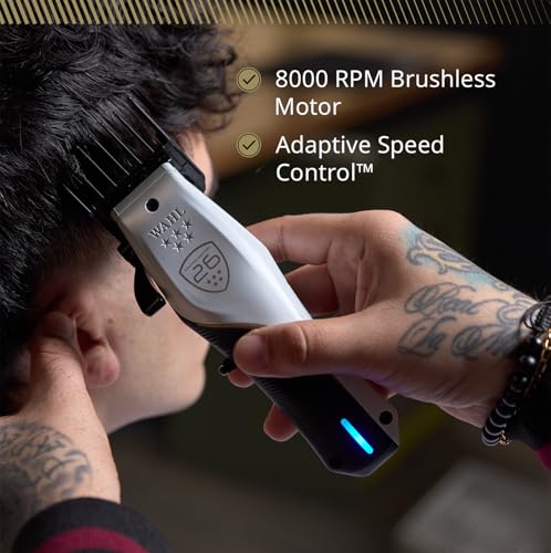 Wahl Vapor CE Championship Edition Cordless Hair Clipper with F32 Fadeout Blade – Professional Fade & Balding Clipper, 8000 RPM, Zero‑Gap Adjustable, 2.5‑Hour Runtime - 7