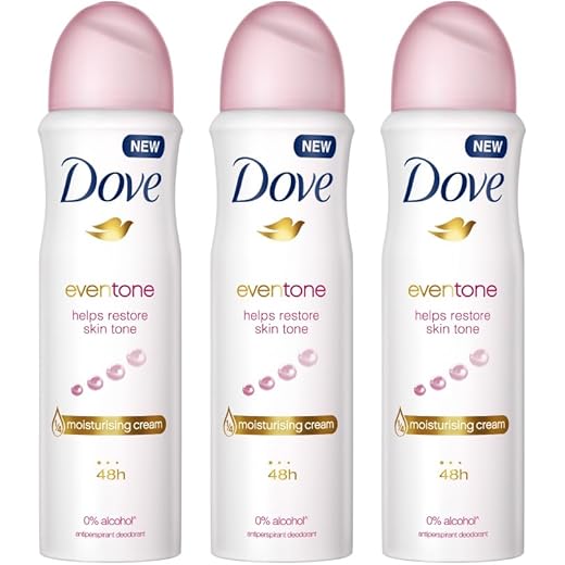 Dove Eventone Deodorant 150ml - Pack of 3