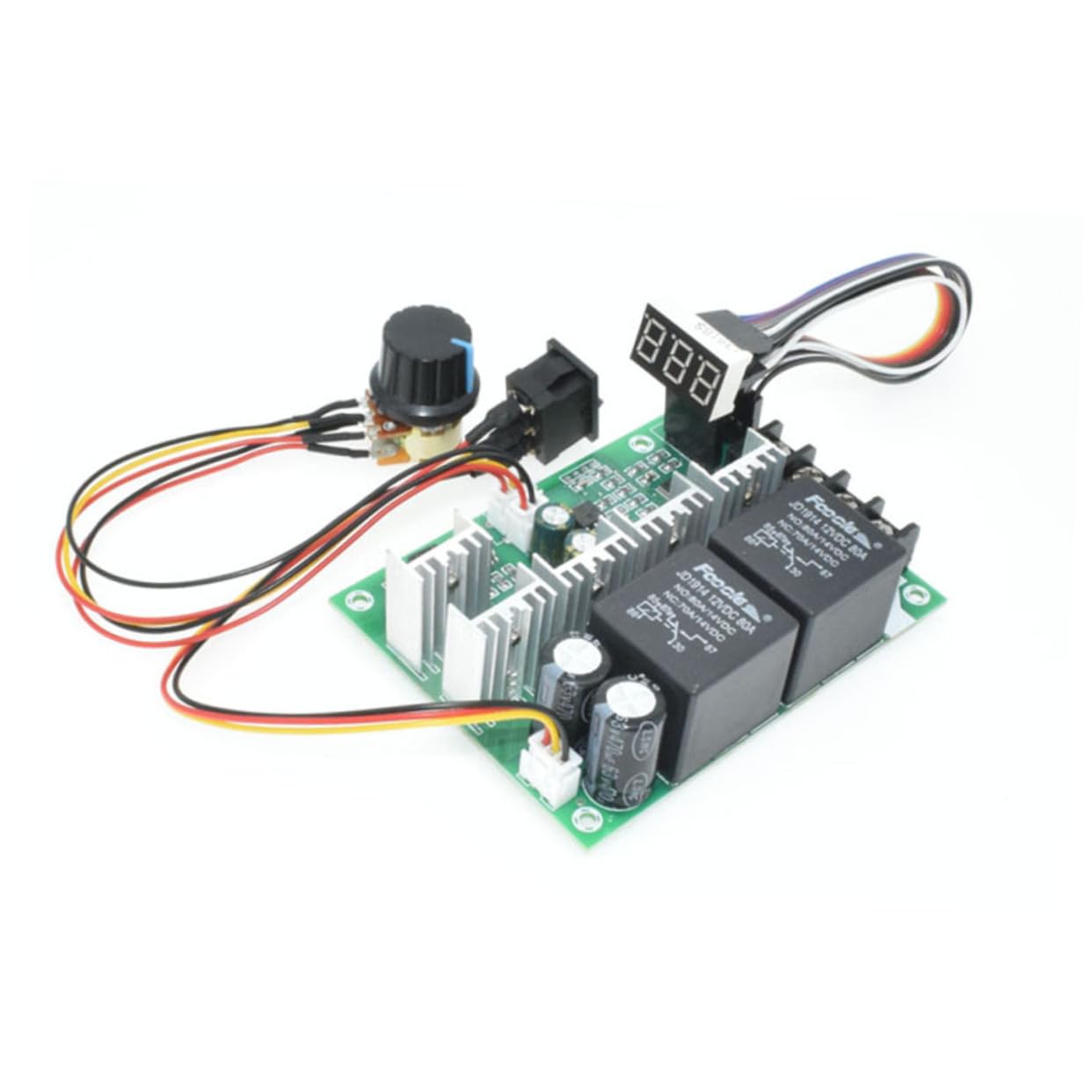 Controlador Pwm para Motor Dc Ajustable Reversible con Alta Eficiencia Ruido Regulador de Velocidad para Motores Pequeños Industriales