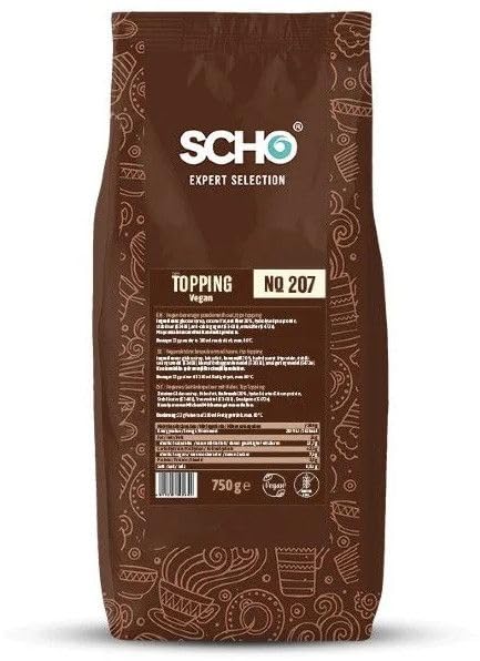 Scho No. 207 Topping Vegan 10 x 750g | Veganes Automatenfähiges Milchpulver auf Haferbasis