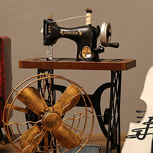 shanpu Macchina da Cucire Antico Ferro Ornamenti Vetrina Abbigliamento Decorazione Oggetti Vecchi Artigianato Creativo