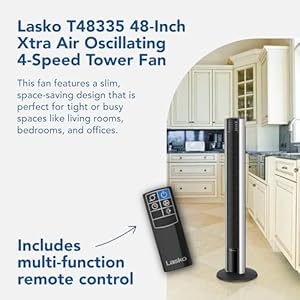Laskoxtraair48inchtowerfanwithremotecontrolhousefanairionizerforlivingroombedroomofficeandmore2pack Urban Country Home Decor Lasko xtraair 48 inch tower fan with remote control house fan air ionizer for living room bedroom office and more 2 pack urban country home decor