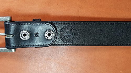 Handmade Heavy Duty Black Leather Belt 1-1/2" Genuine Men Leather Belt Solid Buckle, Leather Dress Belt, Birthday Gift, Fathers Day, Big Belt and Tall, Personalized Free, Proudly Made in USA4