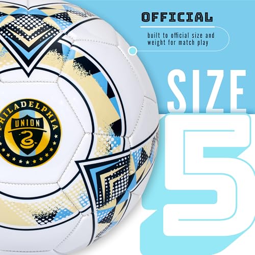 Image of Franklin Sports Official MLS Team Soccer Balls - Official Size 5 Soccer Balls - Regulation Size + Weight Soccer Ball for Kids + Adults - Boys + Girls Soccer Ball - Air Pump Included