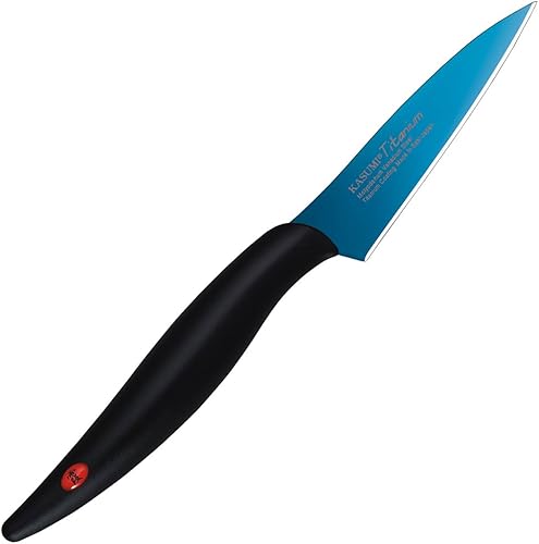 Chroma Kasumi Cuchillo de pelar con revestimiento de titanio de 3 pulgadas, cubiertos Kitcen, 3 pulgadas, multicolor disponible en Yaxa Venezuela