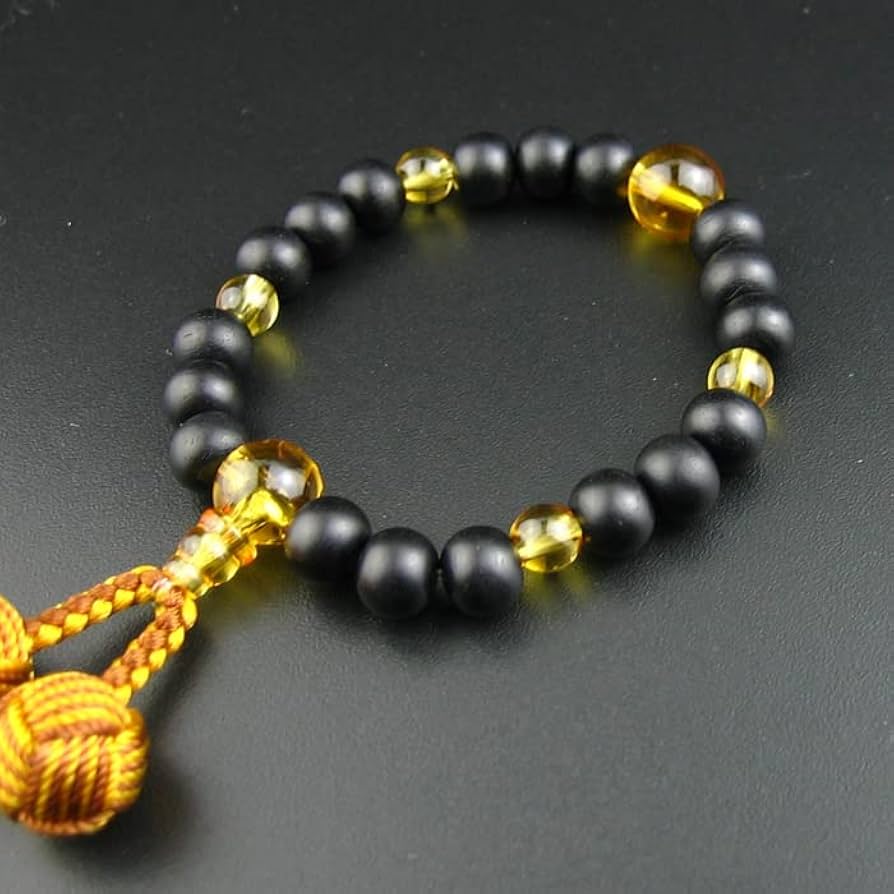 海黄原料 7*8mm 安定 癒し 健康 念珠 数珠 木珠 仏珠 ブレスレット