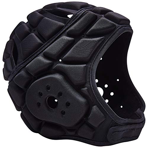 COOLOMG Soft Shell Flag Football Helmet 7v7 Rugby Helmet Scrum Cap |…