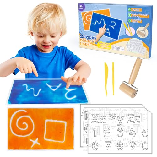 Sensory Doodle Pads Squishy & Erasable...