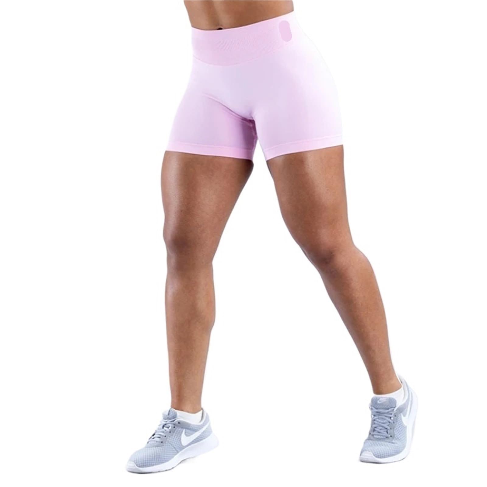 Donne Short da Ginnastica Pantaloncini da Palestra, da Allenamento, da Ciclista, Stampati, Estivi, a Vita Bassa, Senza Cuciture, for Yoga
