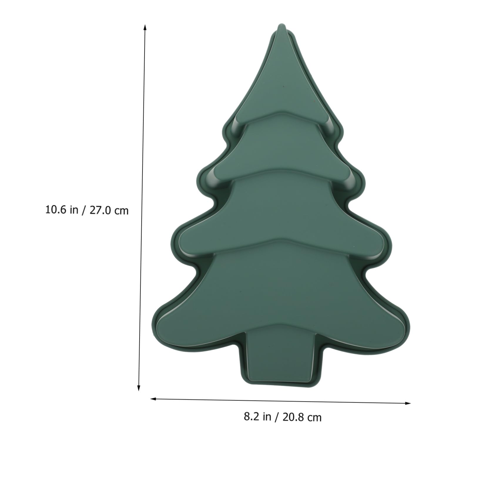 TOPBATHY Albero Natale Torta 3 Pz Stampo in Silicone Stampo Da Natalizio Per Candele Cubo Regalini Di Natale Bomboniere Natalizie Per Dolci in Silicone Per Torta Multifunzione