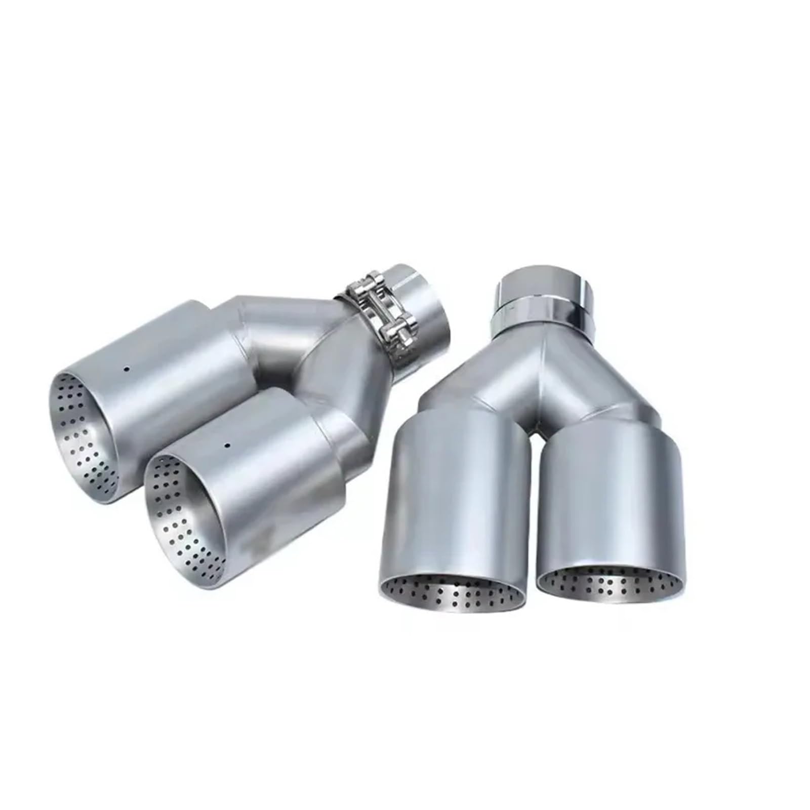 Tubo de escape corto para coche. Puntas de silenciador garganta cola tubo Para escape coche Para