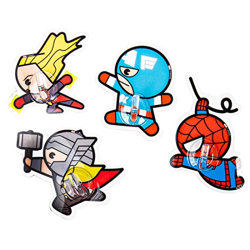 MINISO Marvel Hook Wall Hanging Hooks (4 Pack) Door Hooks House Kitchen Hanger Clothes Door Back Rack Tool