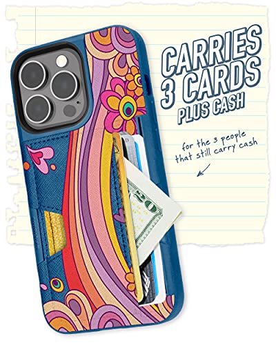 Image of Smartish iPhone 13 Pro Wallet Case - Wallet Slayer Vol. 2 [Slim + Protective] Credit Card Holder with Kickstand - Freshly Baked