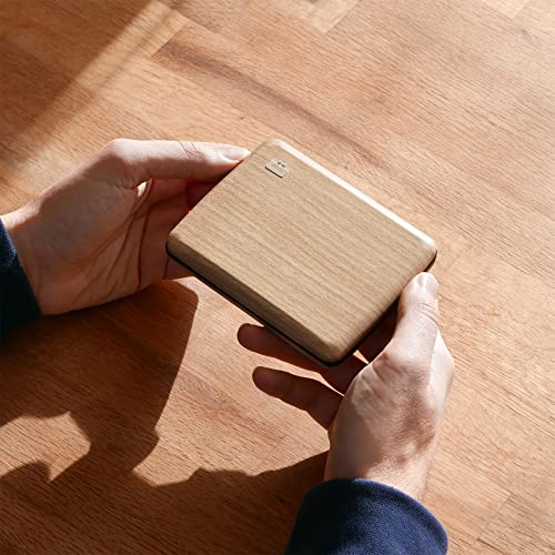 Image of OGON -DESIGNS- Aluminum wallet, Large capacity with metal lock, RFID Protection against fraud and demagnetization, Smart Case OSLO Large model