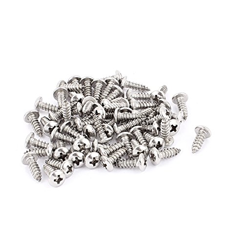 Tornillos autorroscantes de acero inoxidable 4.2mm 60 piezas
