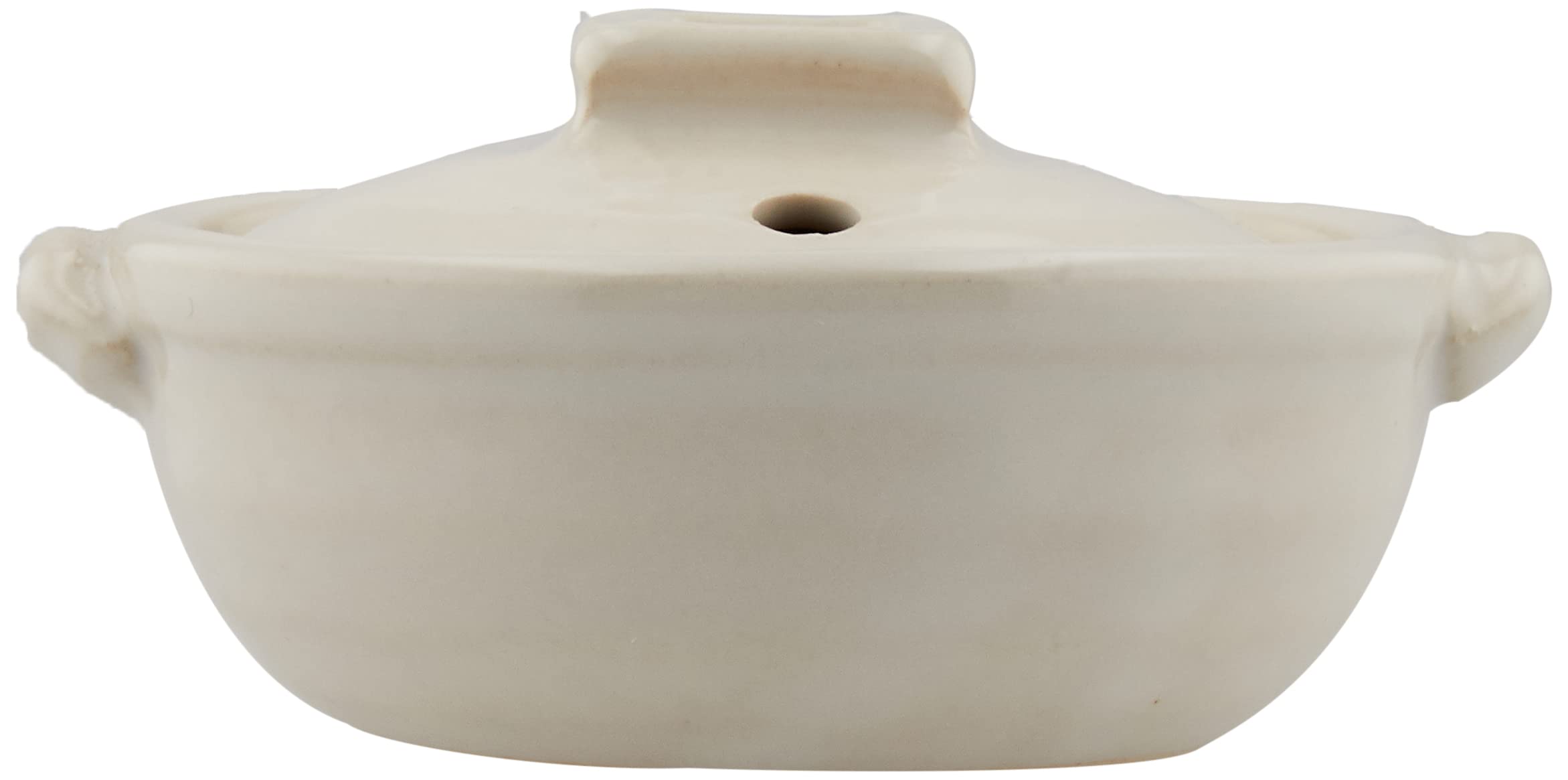 Amazon｜萬古焼 小鍋 ミニ鍋 珍味 鍋 直径約9cm 3号 乳白 直火可 食器