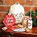 Christmas Eve Box Shop, Christmas Bag with a Santa Stop Sign, Magic Key, Reindeer Food, Cookie Plate and Milk Bottle