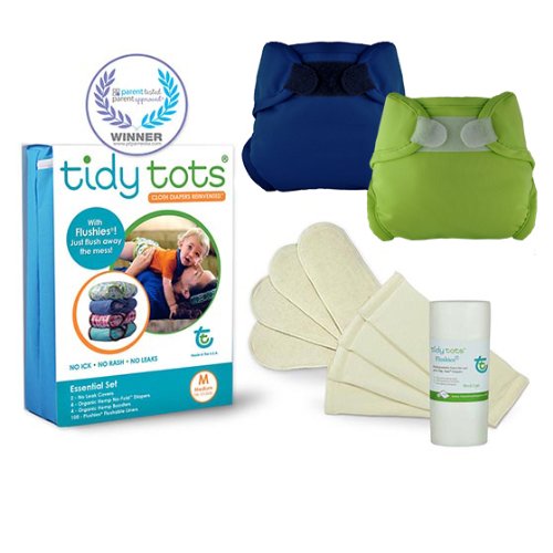 Tidy Tots Royal Blue and Spring Green Essential Set