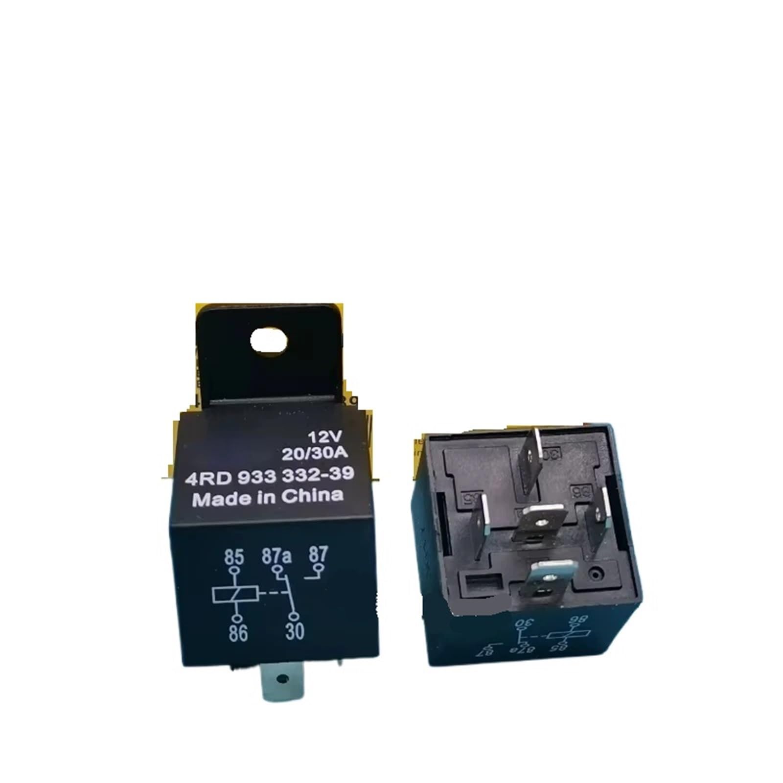 1 pcs/lot relais 4RD 933 332-39 12VDC 30A 5 broches relais automobile