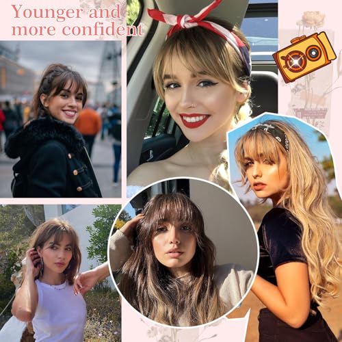 Cheveux clairsemés ? Solution frange à clipser 100% cheveux humains 25,4 cm