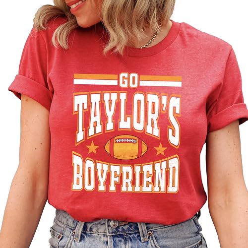 Go Taylor's Boyfriend Funny Chiefs Shirt for Kids and Adults2