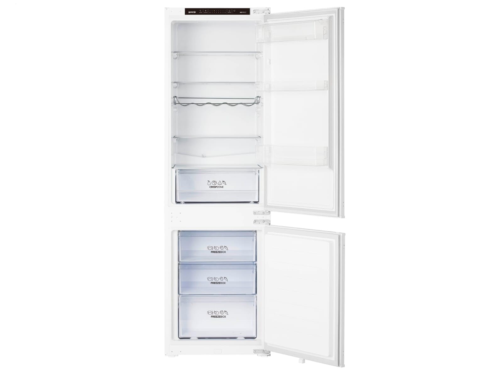 Gorenje NRKI 4182 P1 - Frigorifero da incasso, 177,2 cm, 240 l, NoFrost DualAdvance/SuperCool/Bianco